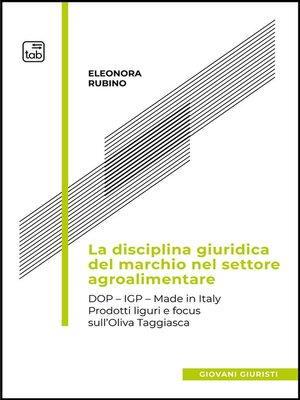 cover image of La disciplina giuridica del marchio nel settore agroalimentare